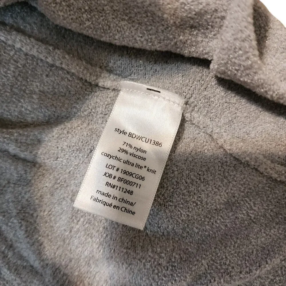 Barefoot Dreams CozyChic Lite Open Front Hooded Cardigan size medium